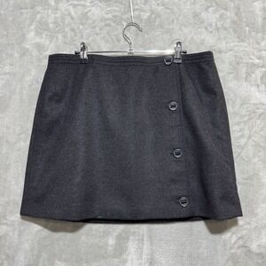 Prana Womens Wool Blend Nicky Skirt Size 10 Dark Academia Preppy Schoolgirl Twee